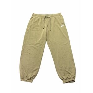 Nike Sweatpants Mens XL Olive Green Club Fleece Joggers Drawstring Tapered Pants